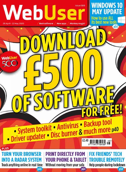WebUser – 22 April 2020