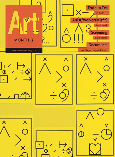 Art Monthly – July-August 2017