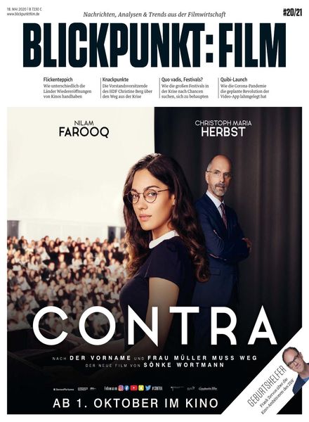 Blickpunkt Film – 18 Mai 2020