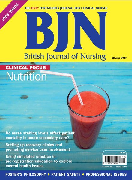 British Journal of Nursing – 22 June 2017