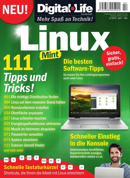 Digital Life – 111 Tipps zu Linux – April-Mai 2020