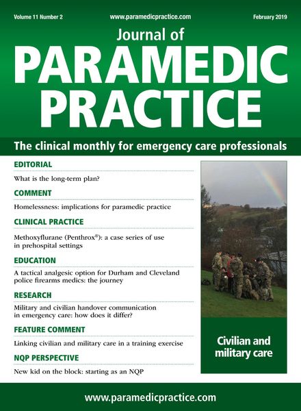 Journal of Paramedic Practice – February 2019