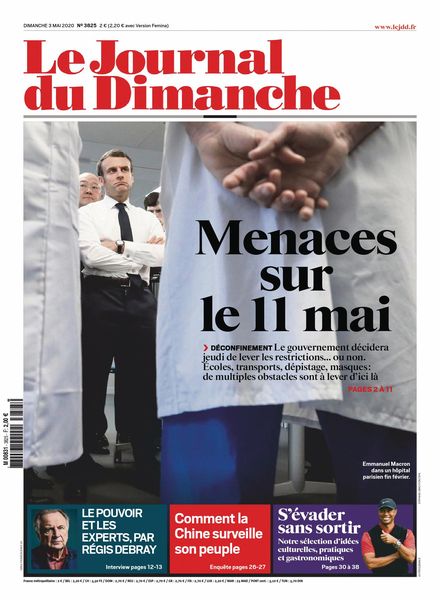 Le Journal du Dimanche – 03 mai 2020
