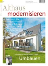 Althaus Modernisieren – Juni-Juli 2020
