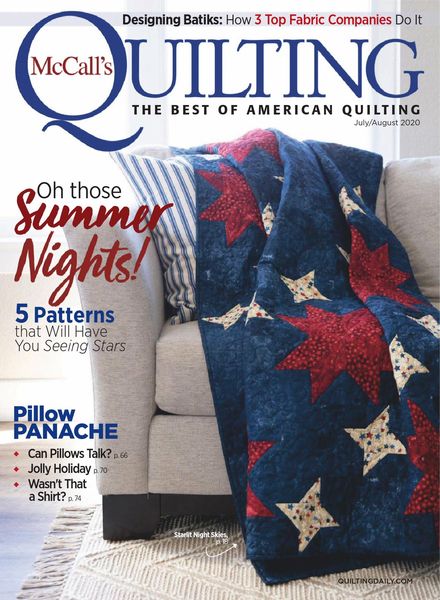 McCall’s Quilting – July-August 2020