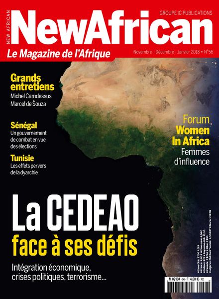 New African, le magazine de l’Afrique – Novembre – Decembre – Janvier 2018