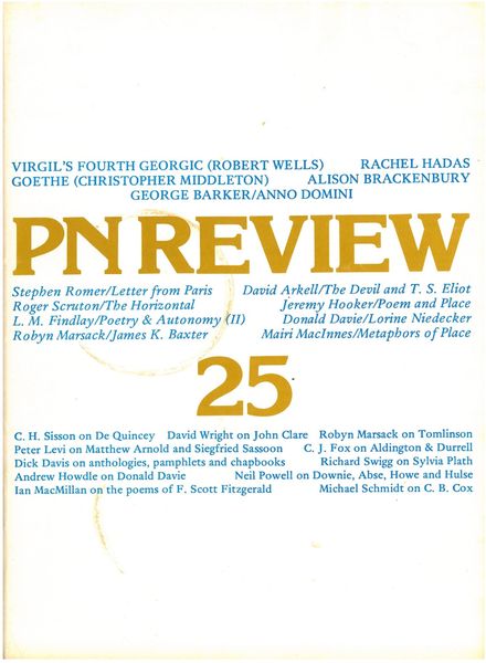 PN Review – May – June 1982