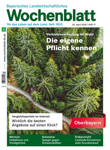 Bayerisches Landwirtschaftliches Wochenblatt Oberbayern – 23 April 2020