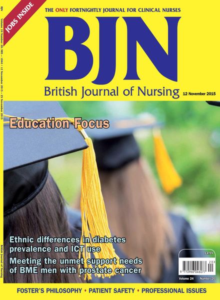 British Journal of Nursing – 12 November 2015