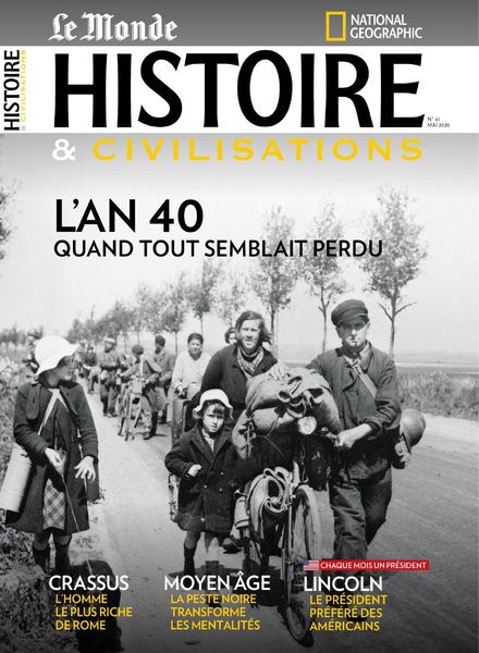 Le Monde Histoire & Civilisations – Mai 2020