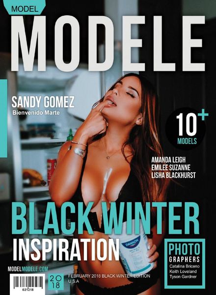 Model Modele Magazine – Black Winter Inspiration 2018