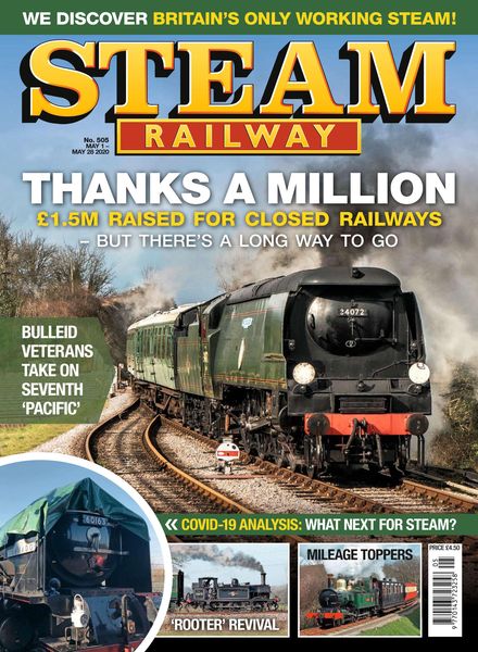 Steam Railway – Issue 505 – 1 May 2020