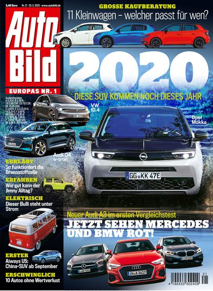 Auto Bild Germany – 20 Mai 2020