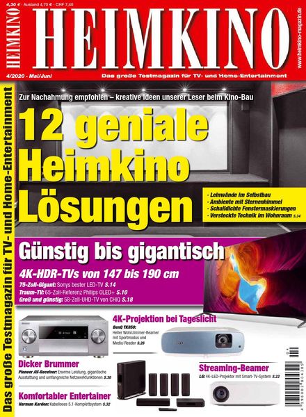 Heimkino – Mai-Juni 2020