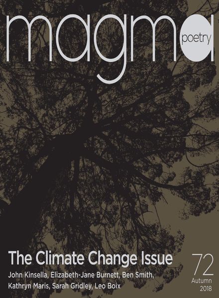 Magma Poetry – 72 The Climate Change Issue