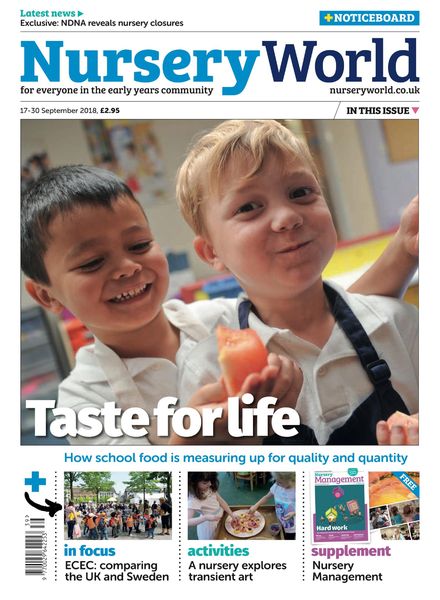 Nursery World – 17 September 2018