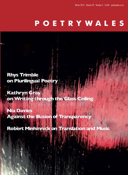 Poetry Wales – Winter 2013 49.3