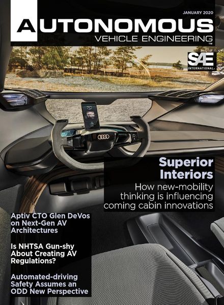 Autonomous Vehicle Engineering – March 2020