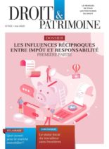 Droit & Patrimoine – 21 mai 2020