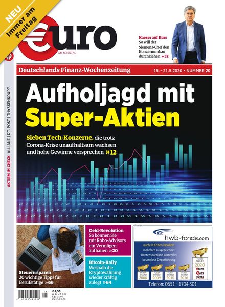 Euro am Sonntag – 15 Mai 2020