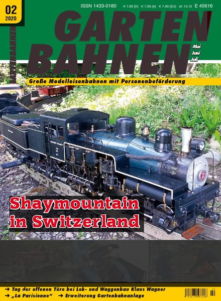 Gartenbahnen – Mai-Juli 2020