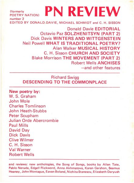 PN Review – January – March 1978