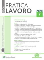 Pratica Lavoro – 4 Aprile 2020