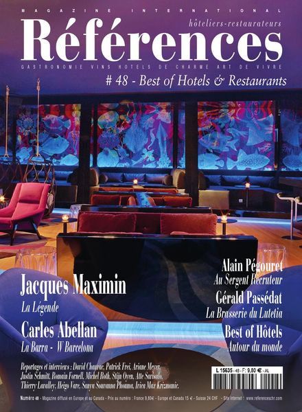 References Hoteliers Restaurateurs – N 48 2019