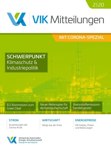 VIK-Mitteilung – Mai 2020