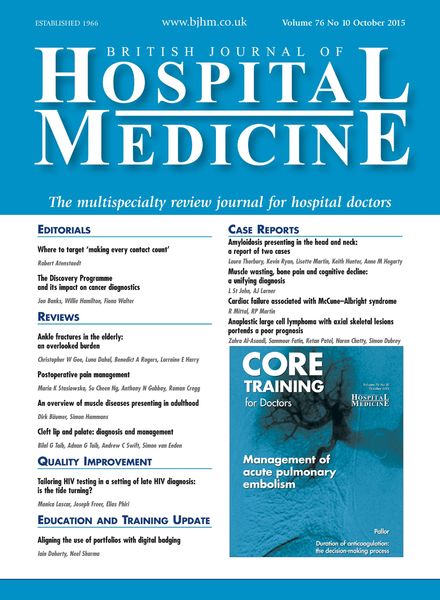 British Journal of Hospital Medicine – October 2015
