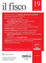 il fisco – 11 Maggio 2020