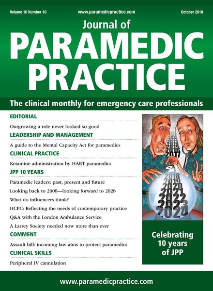 Journal of Paramedic Practice – October 2018
