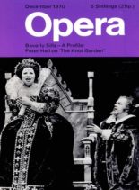 Opera – December 1970