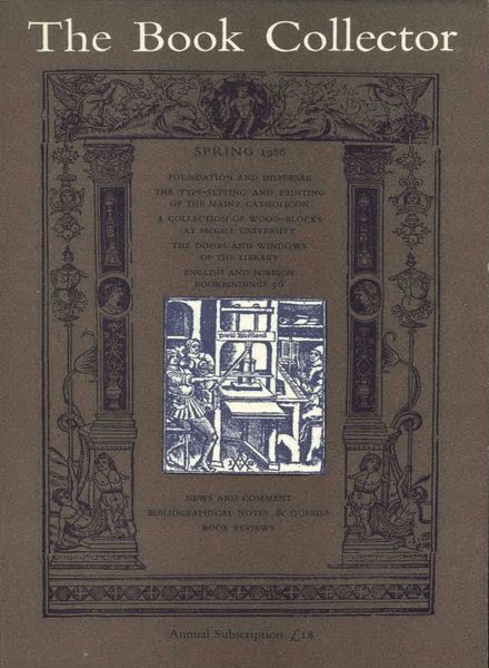 The Book Collector – Spring, 1986