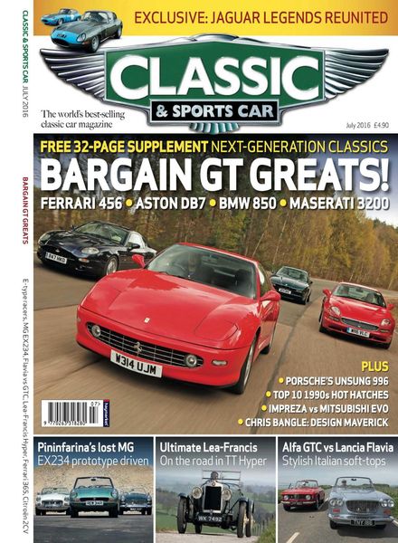 Classic & Sports Car UK – July 2016