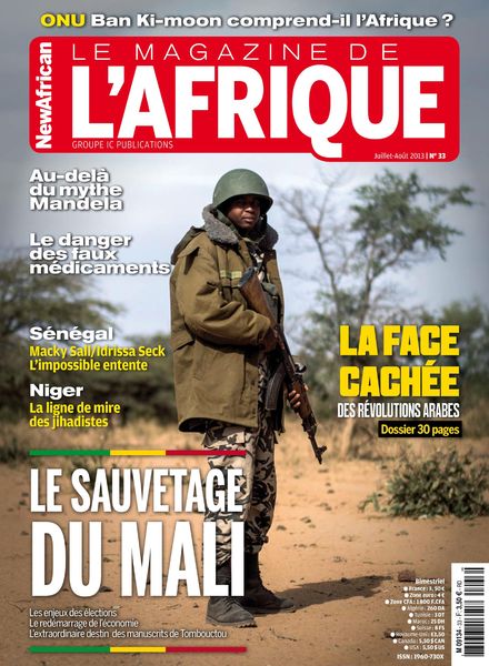 New African, le magazine de l’Afrique – Juillet – Aout 2013