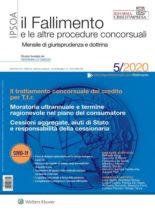 Il Fallimento – Maggio 2020