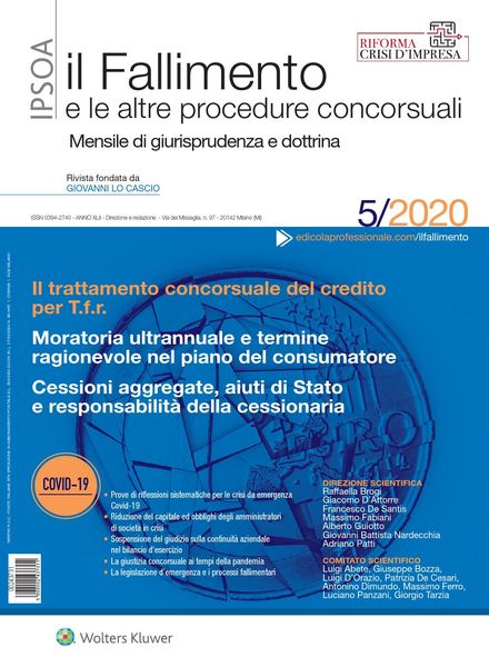 Il Fallimento – Maggio 2020