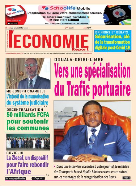 L’Economie International – 18 mai 2020