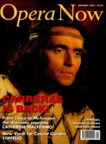 Opera Now – January 1993