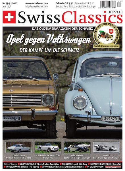 Swiss Classics Revue – Juni-Juli 2020