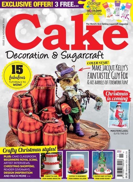 Cake Decoration & Sugarcraft – November 2016