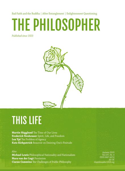 The Philosopher – Autumn 2019