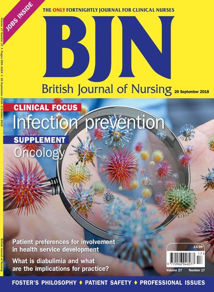 British Journal of Nursing – 20 September 2018