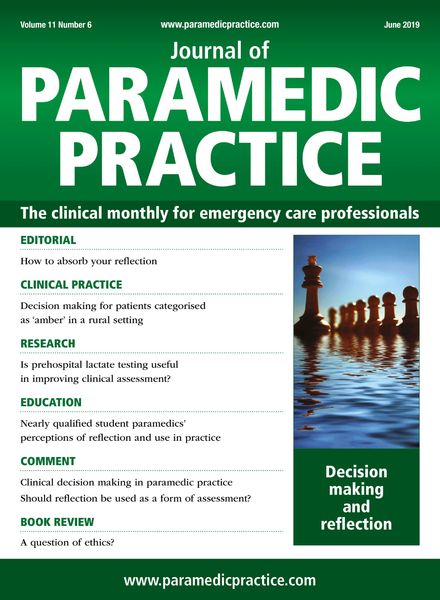 Journal of Paramedic Practice – June 2019