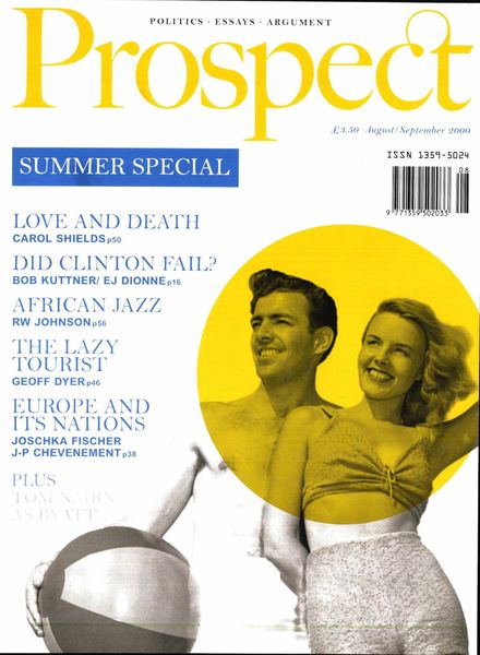 Prospect Magazine – August – September 2000