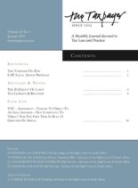 The Taxpayer – January 2013