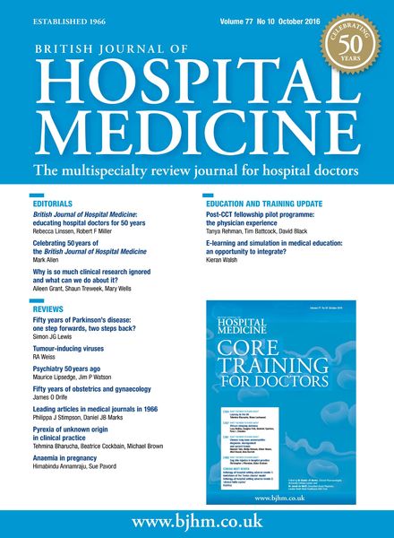 British Journal of Hospital Medicine – October 2016