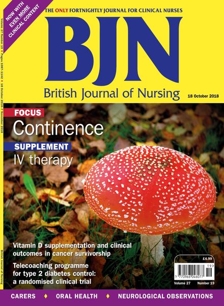 British Journal of Nursing – 18 October 2018