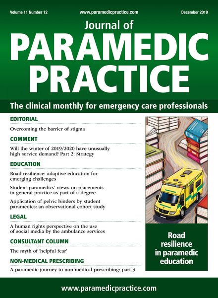 Journal of Paramedic Practice – December 2019